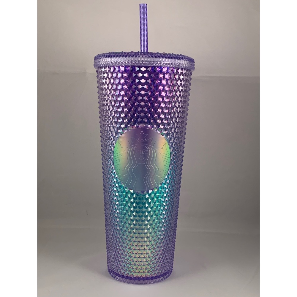 Starbucks Venti Studded Iridescent Blue Ombre 💙💜